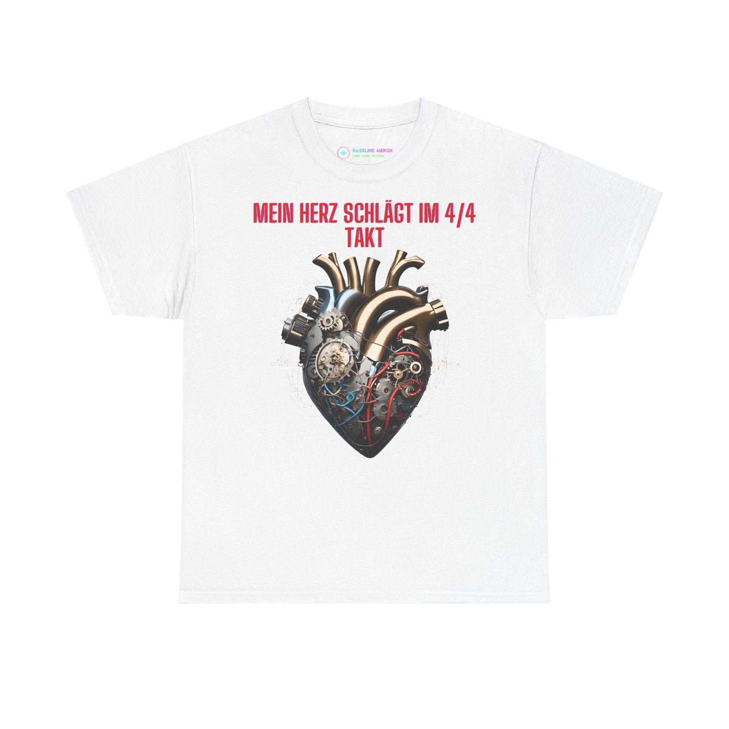 Techno Herzschlag Unisex T-Shirt - Neon Circuit Design