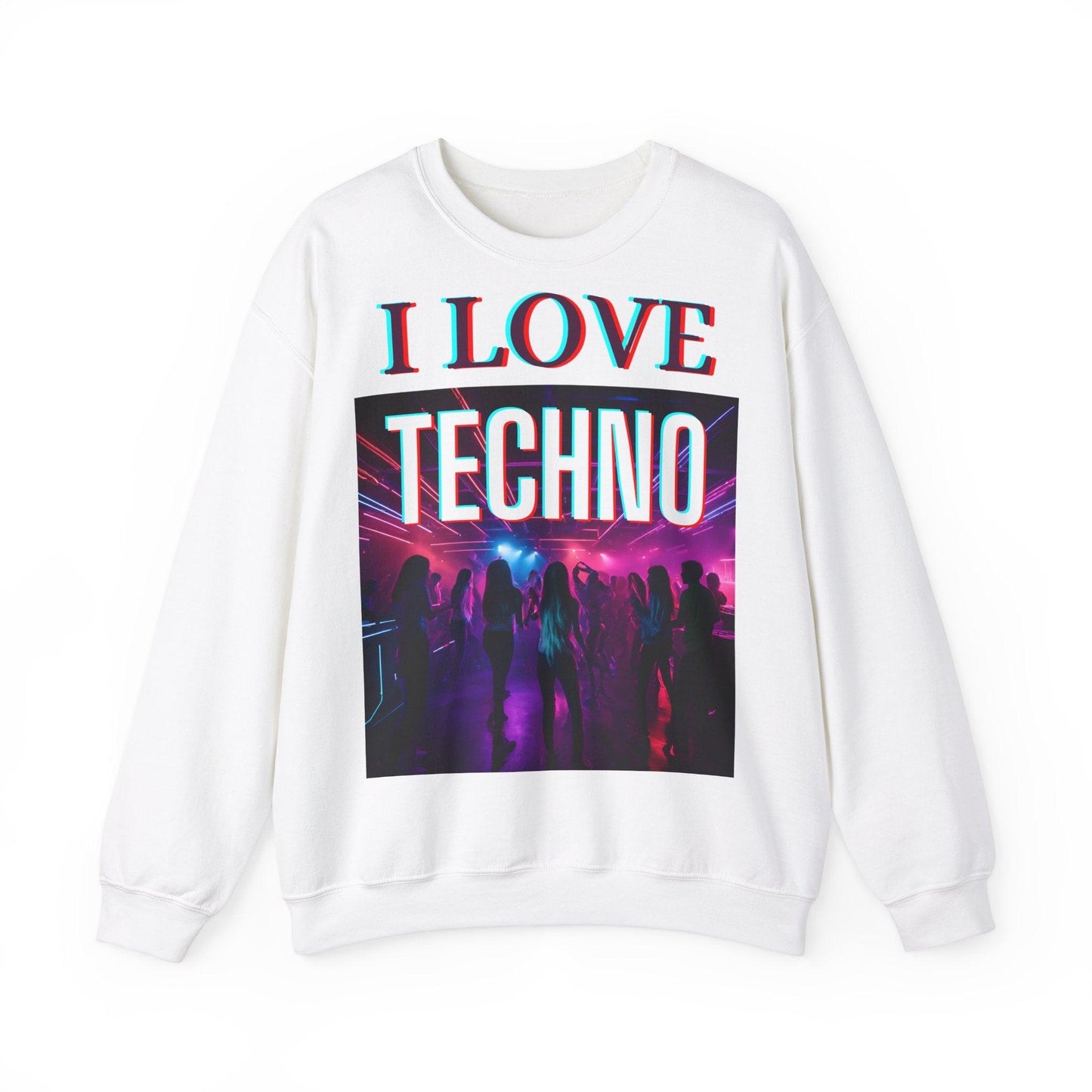 Techno Unisex Sweatshirt - I Love Techno