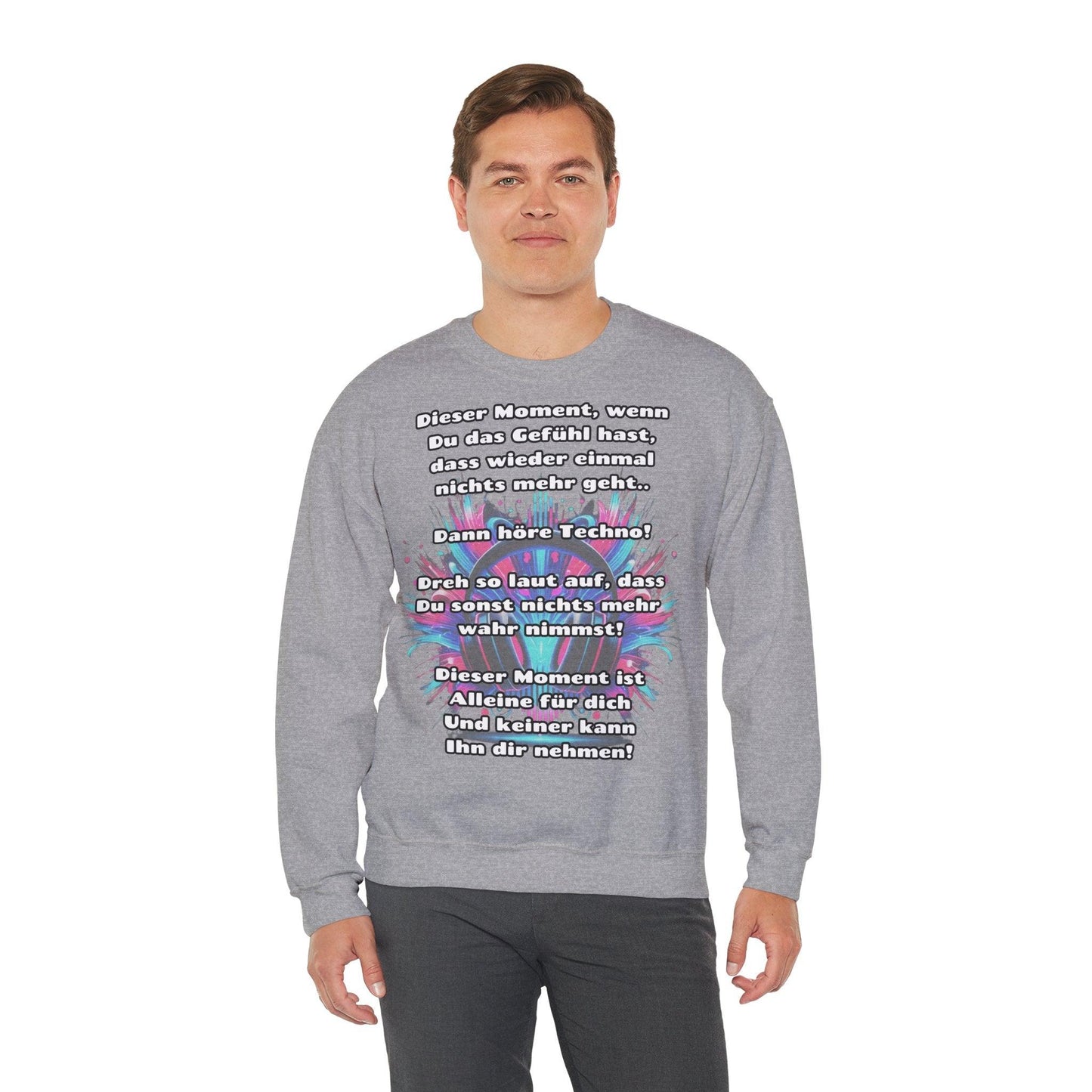 Louder Than Life Sweatshirt - Techno Headphones Design