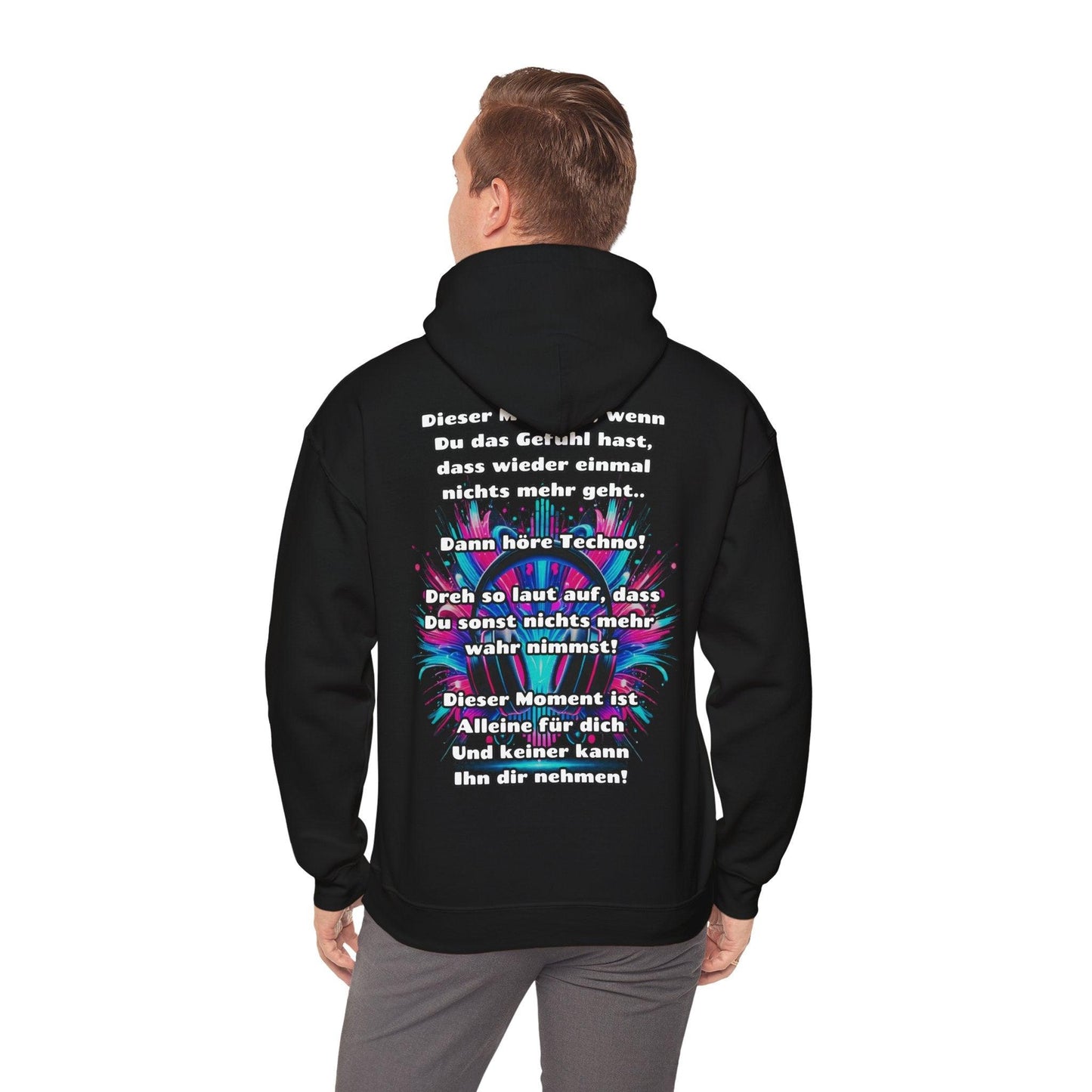 Louder Than Life Hoodie - Techno Headphones Design