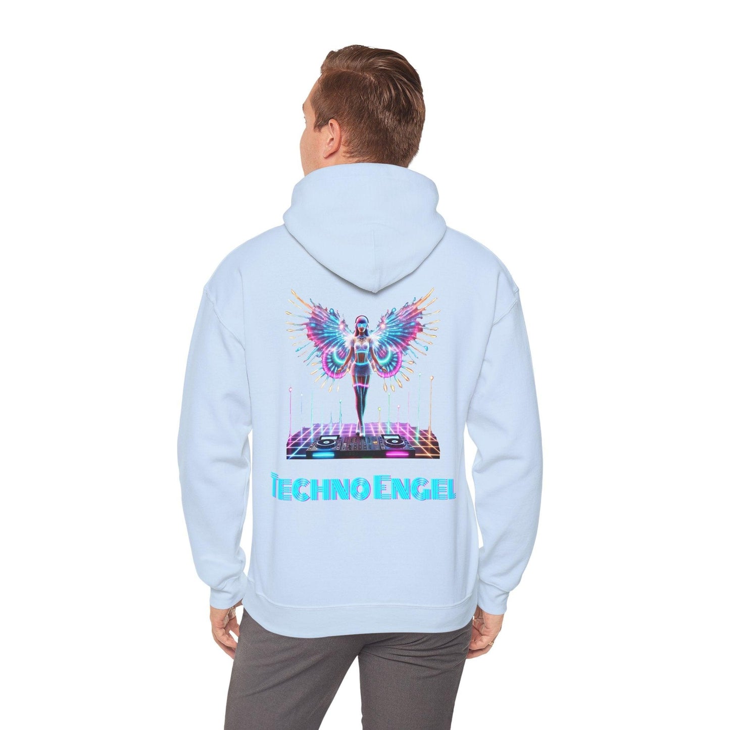 LED Light-Up Rave Techno Engel Hoodie