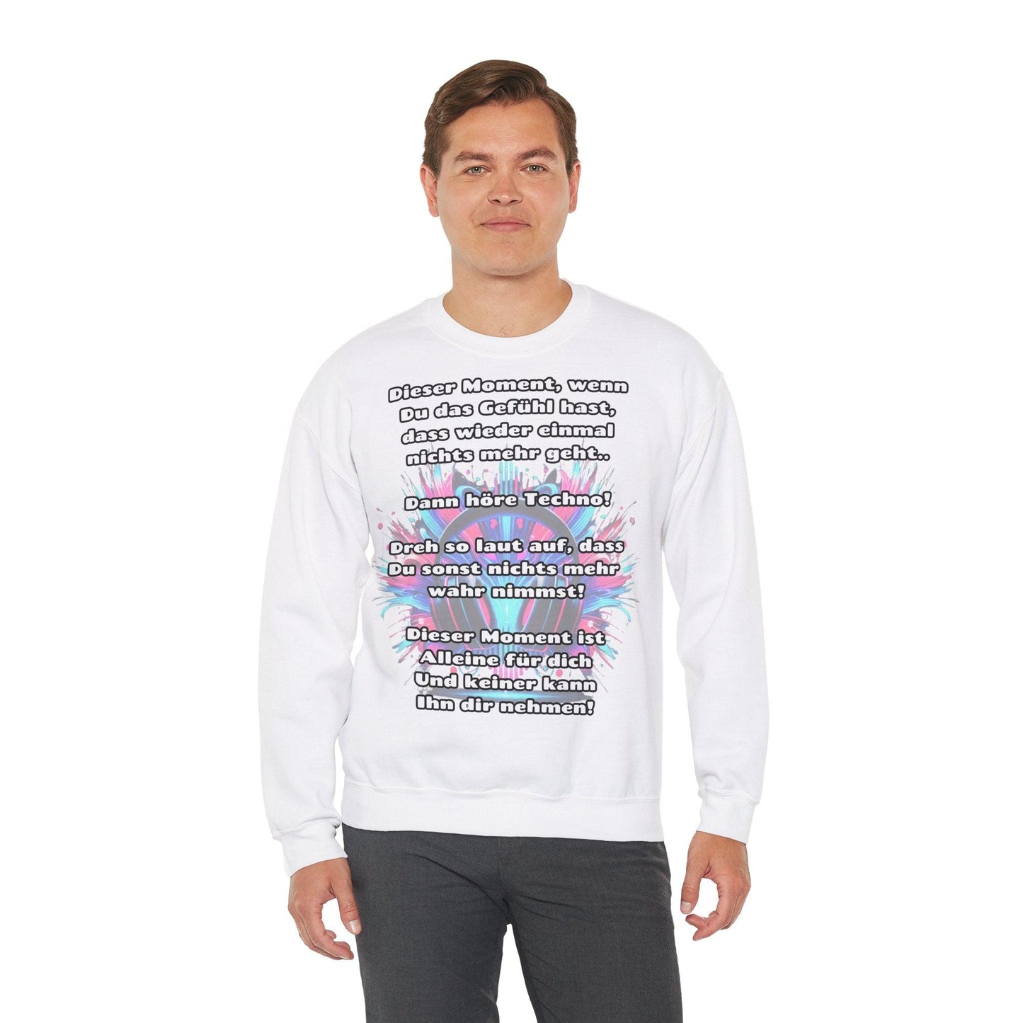 Louder Than Life Sweatshirt - Techno Headphones Design