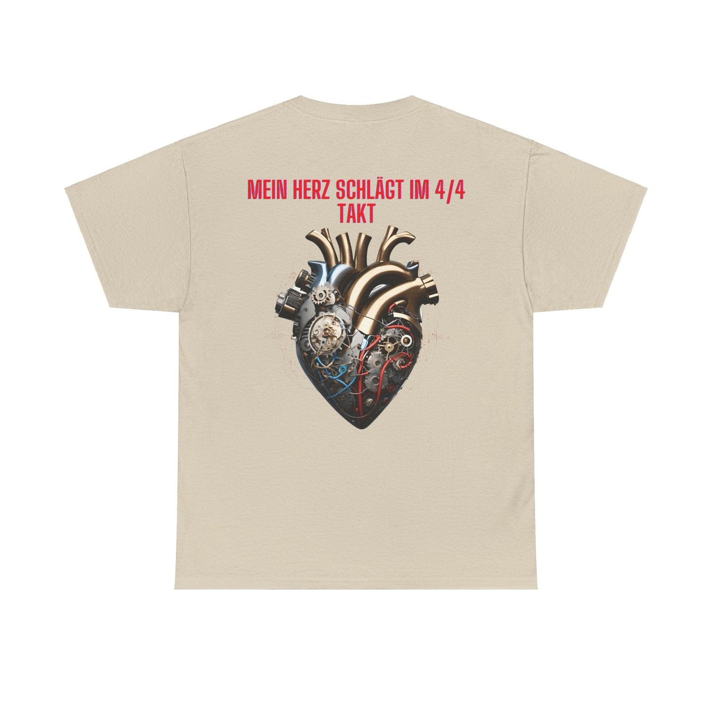 Techno Herzschlag Unisex T-Shirt Rückseite - Neon Circuit Design