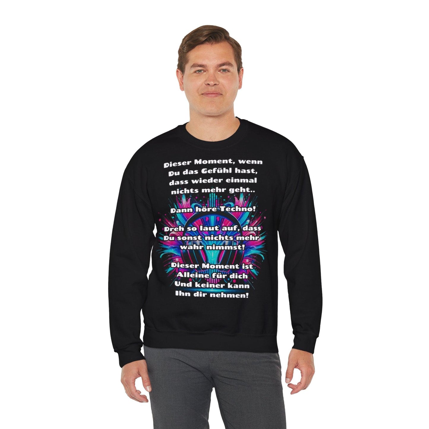 Louder Than Life Sweatshirt - Techno Headphones Design