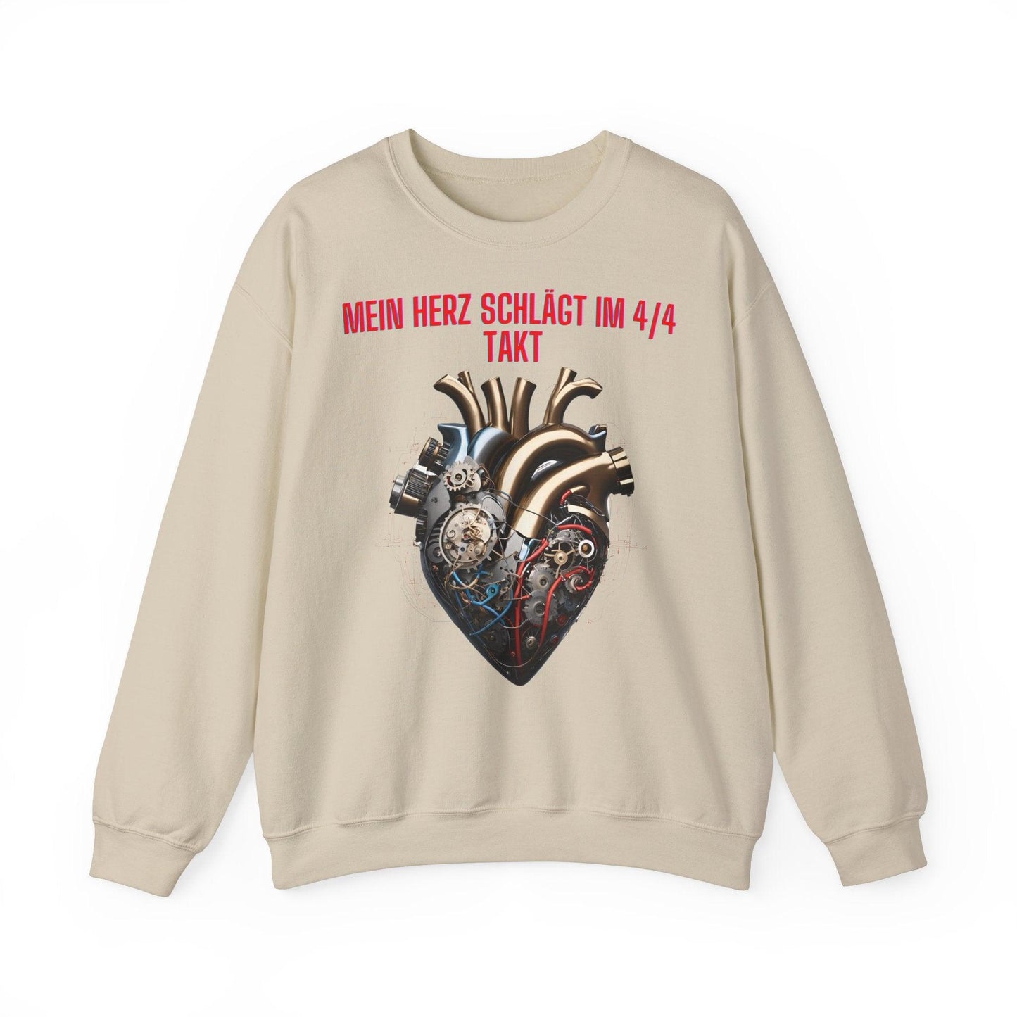 Techno Herzschlag Sweatshirt - Neon Circuit Design