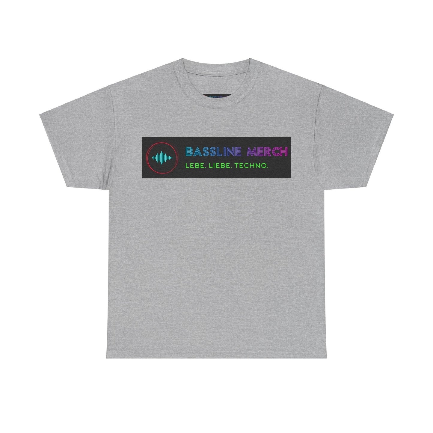 Techno Unisex Fan T-Shirt - Bassline Merch I love Techno