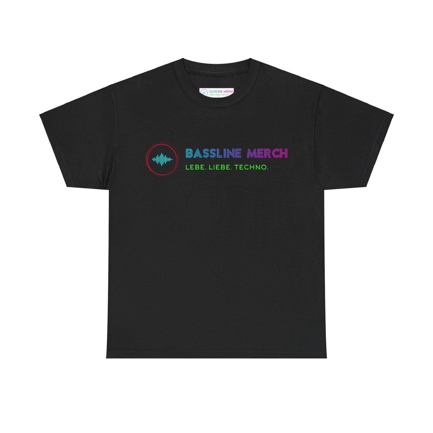 Techno Unisex Fan T-Shirt - Bassline Merch I love Techno