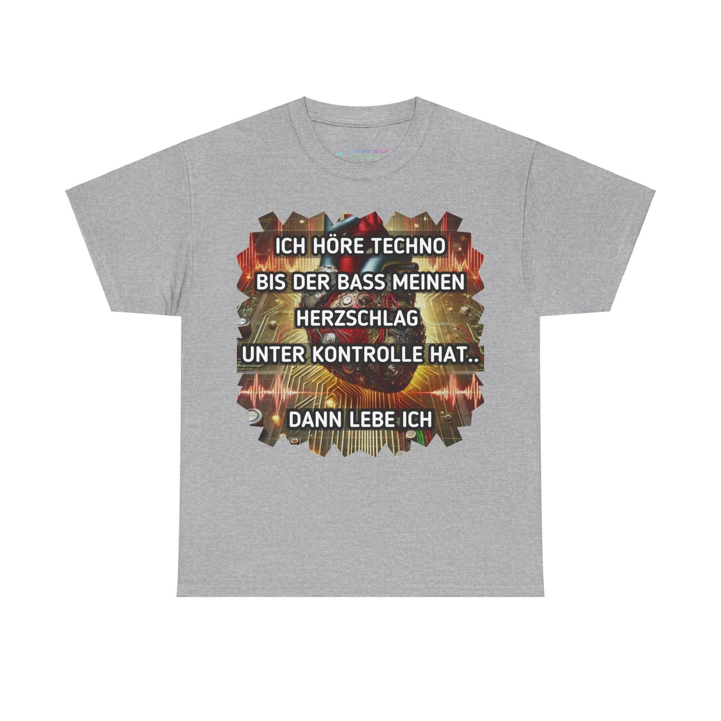 Techno Herz Unisex T-Shirt - Bass Control