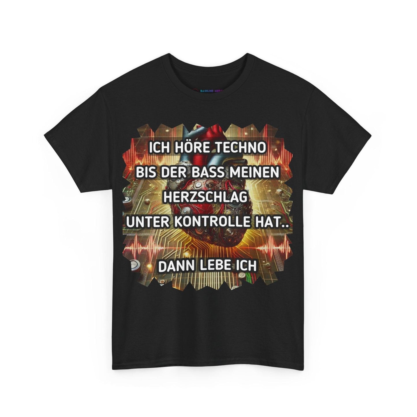 Techno Herz Unisex T-Shirt - Bass Control