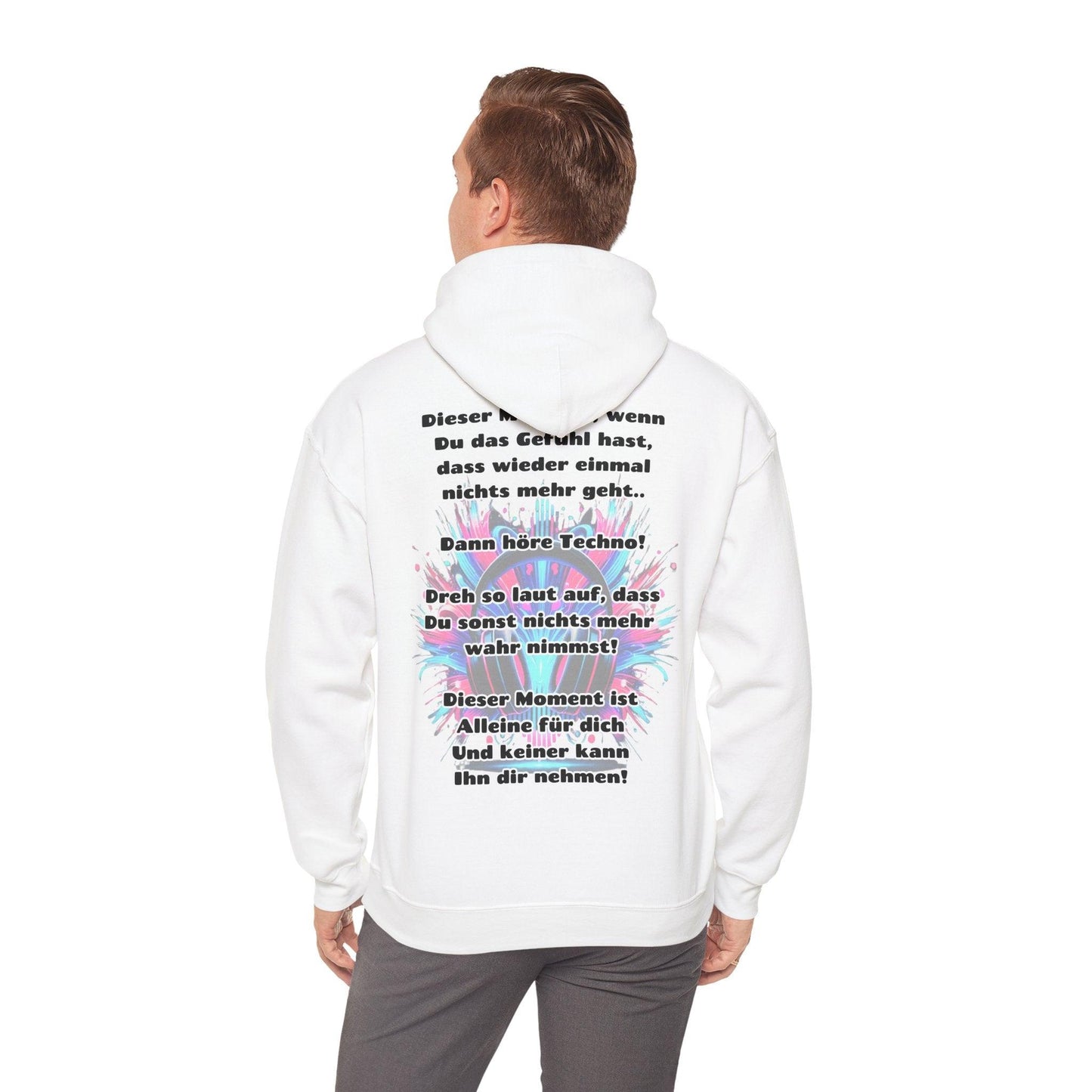Louder Than Life Hoodie - Techno Headphones Design