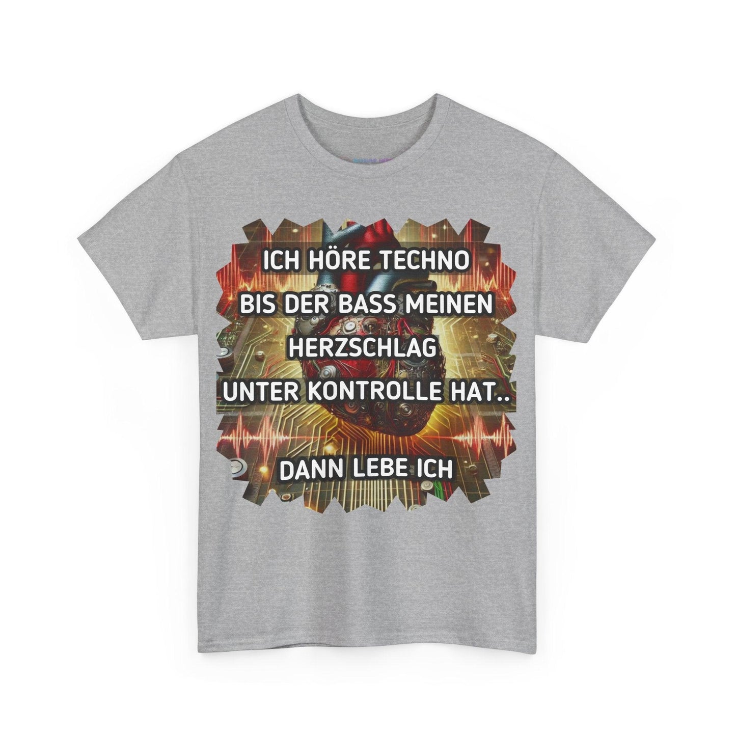 Techno Herz Unisex T-Shirt - Bass Control