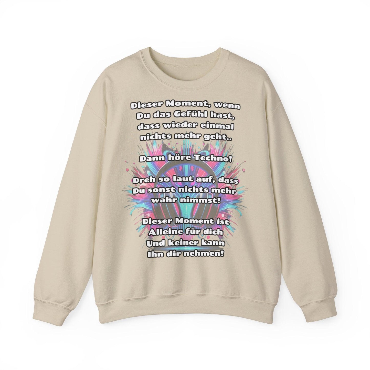Louder Than Life Sweatshirt - Techno Headphones Design
