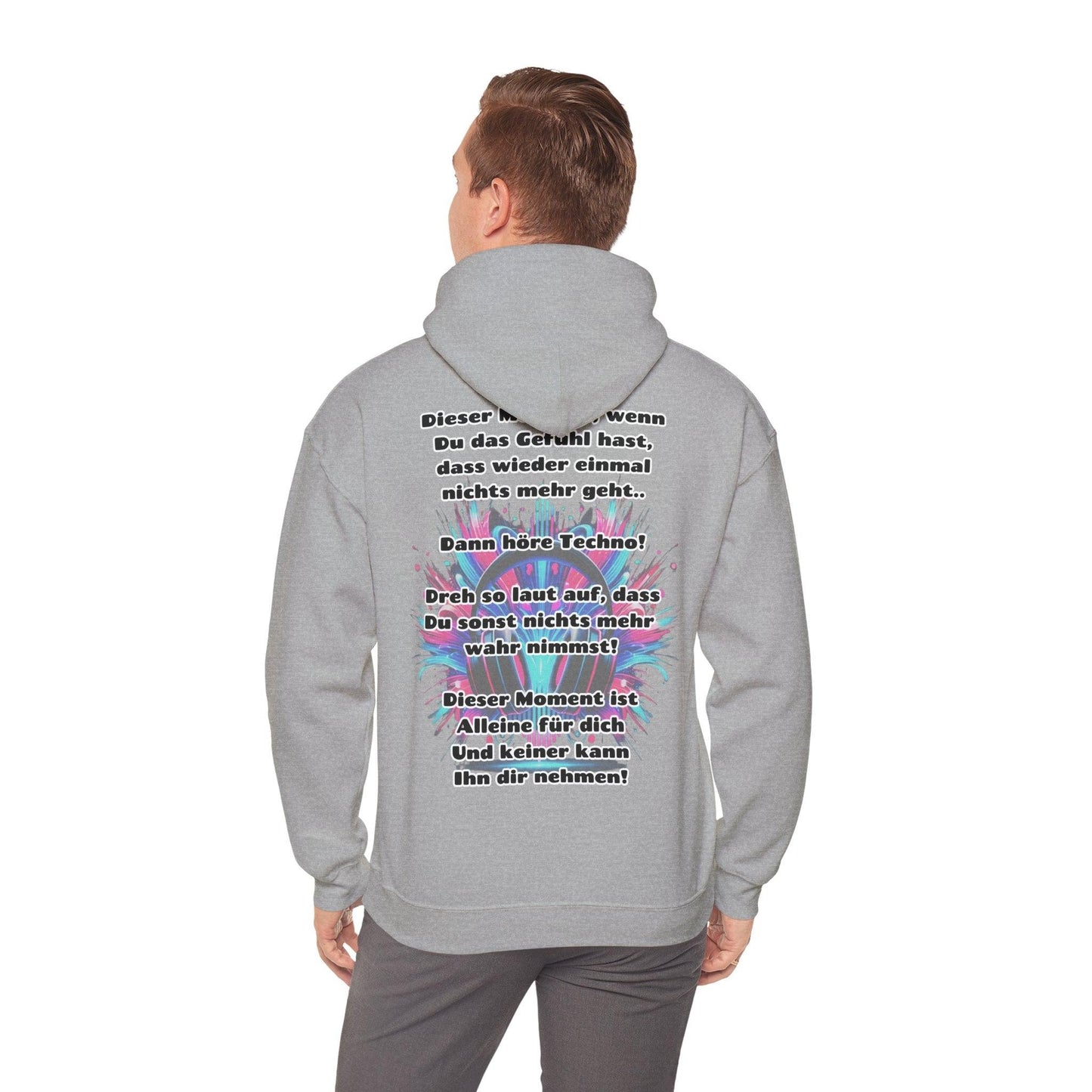 Louder Than Life Hoodie - Techno Headphones Design