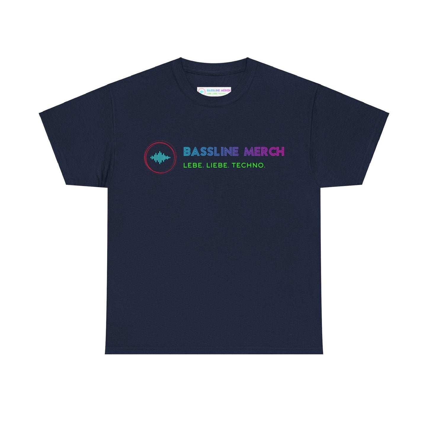 Techno Unisex Fan T-Shirt - Bassline Merch I love Techno