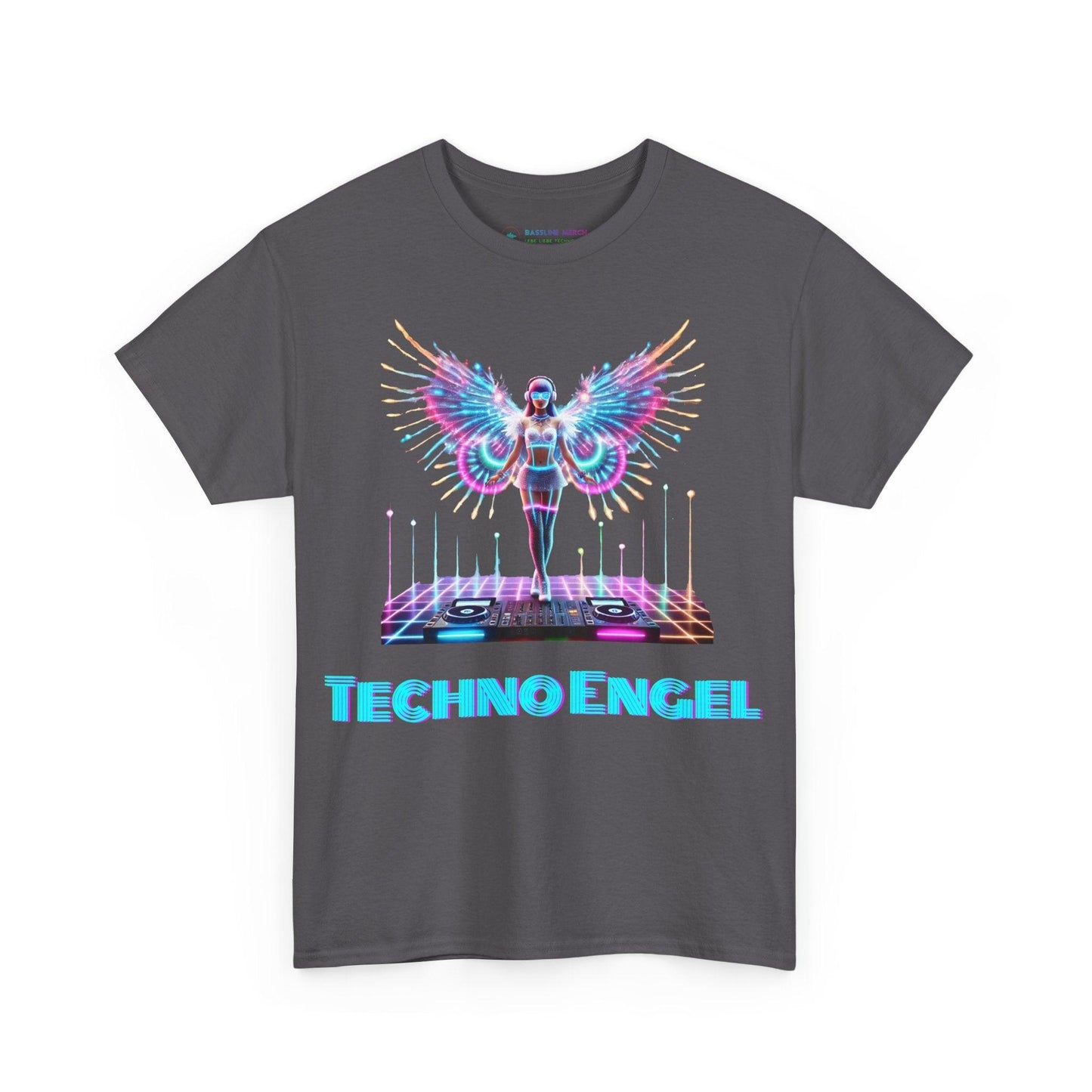 LED Light-Up Rave Techno Engel T-Shirt