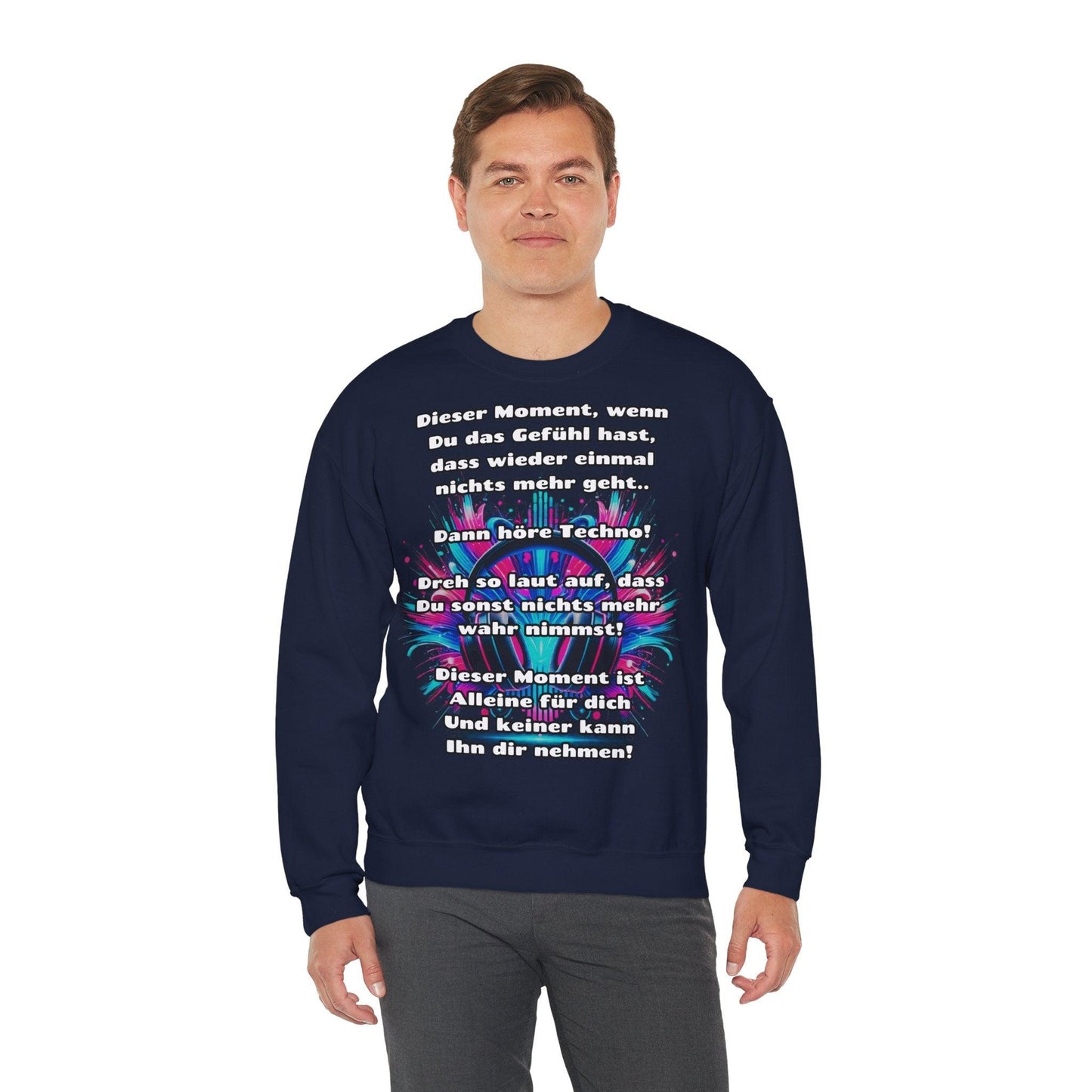 Louder Than Life Sweatshirt - Techno Headphones Design