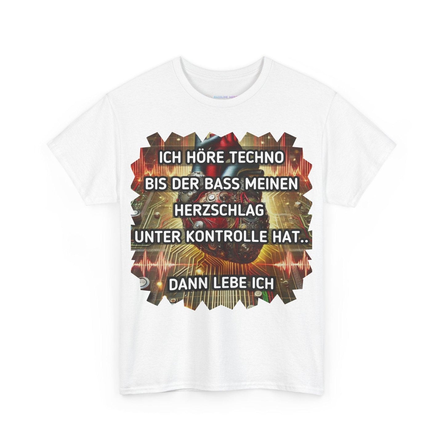 Techno Herz Unisex T-Shirt - Bass Control