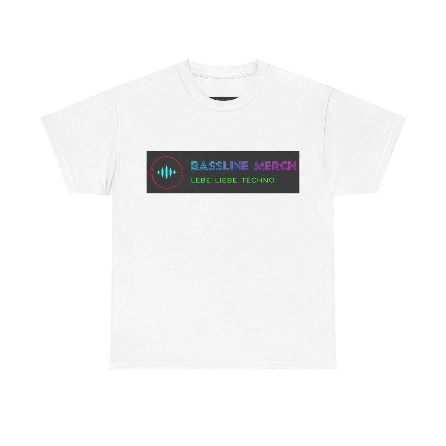 Techno Unisex Fan T-Shirt - Bassline Merch I love Techno