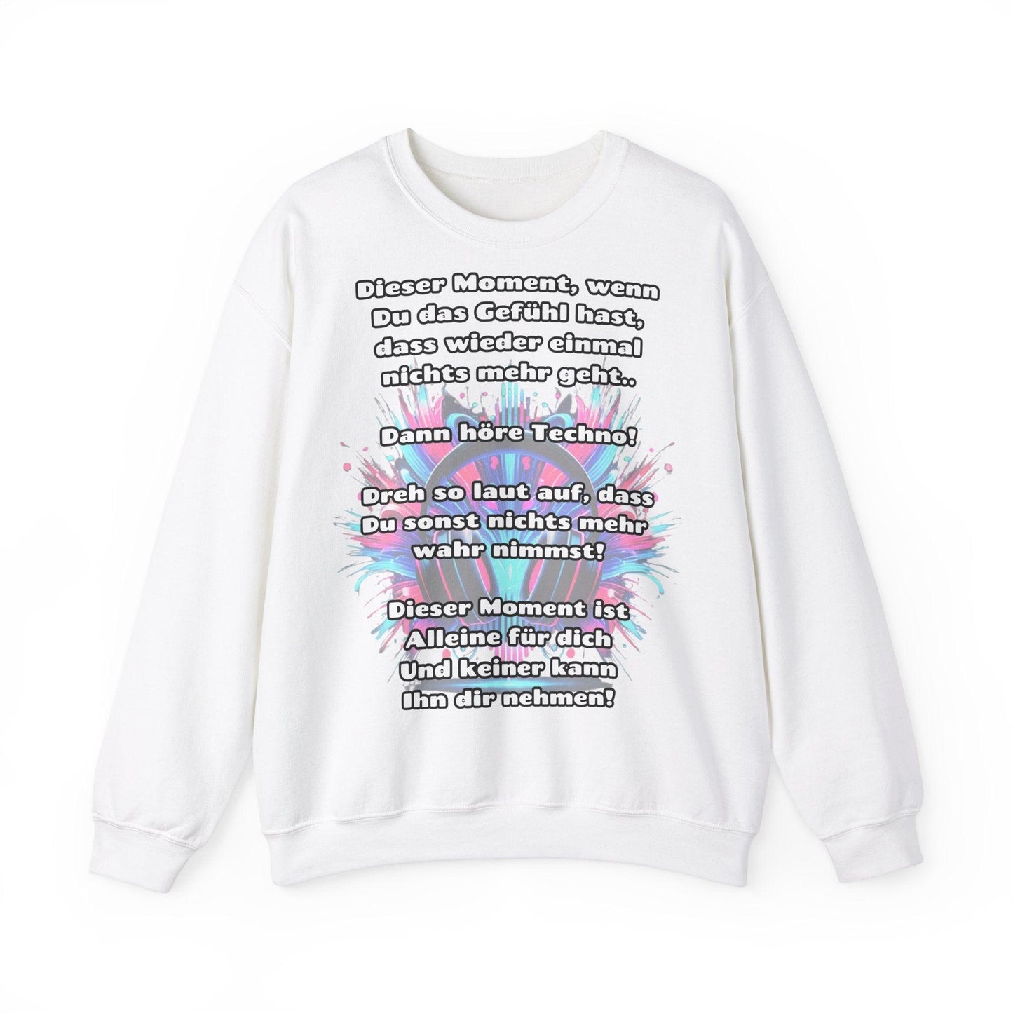 Louder Than Life Sweatshirt - Techno Headphones Design