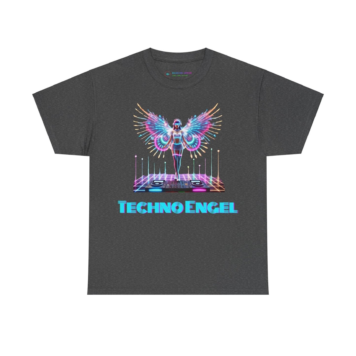 LED Light-Up Rave Techno Engel T-Shirt