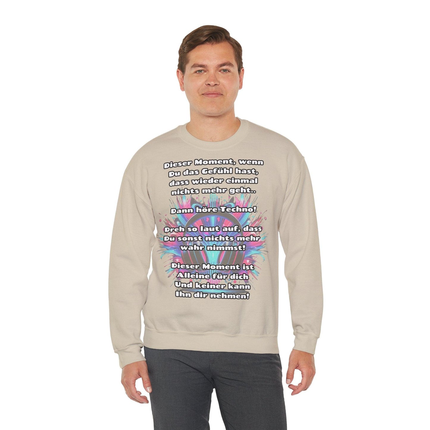 Louder Than Life Sweatshirt - Techno Headphones Design