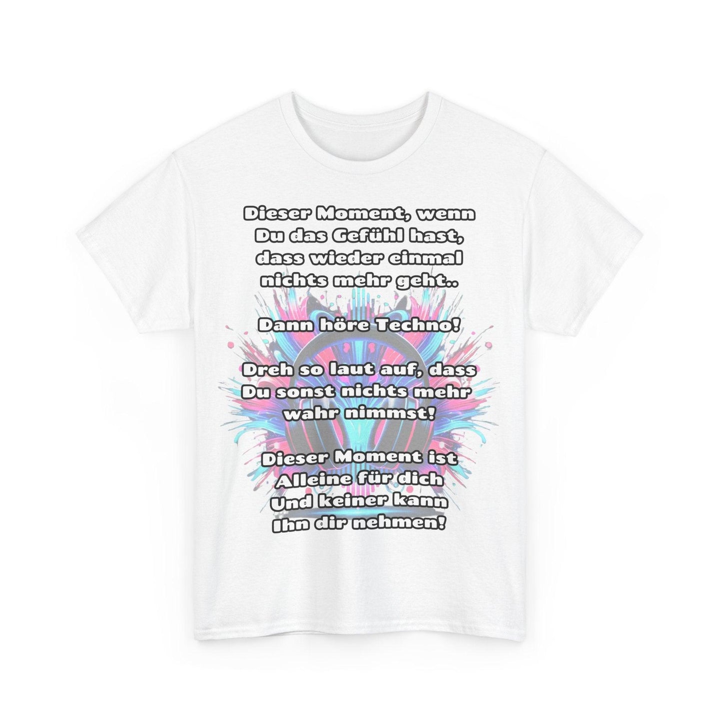 Louder Than Life Unisex T-Shirt - Techno Headphones Design