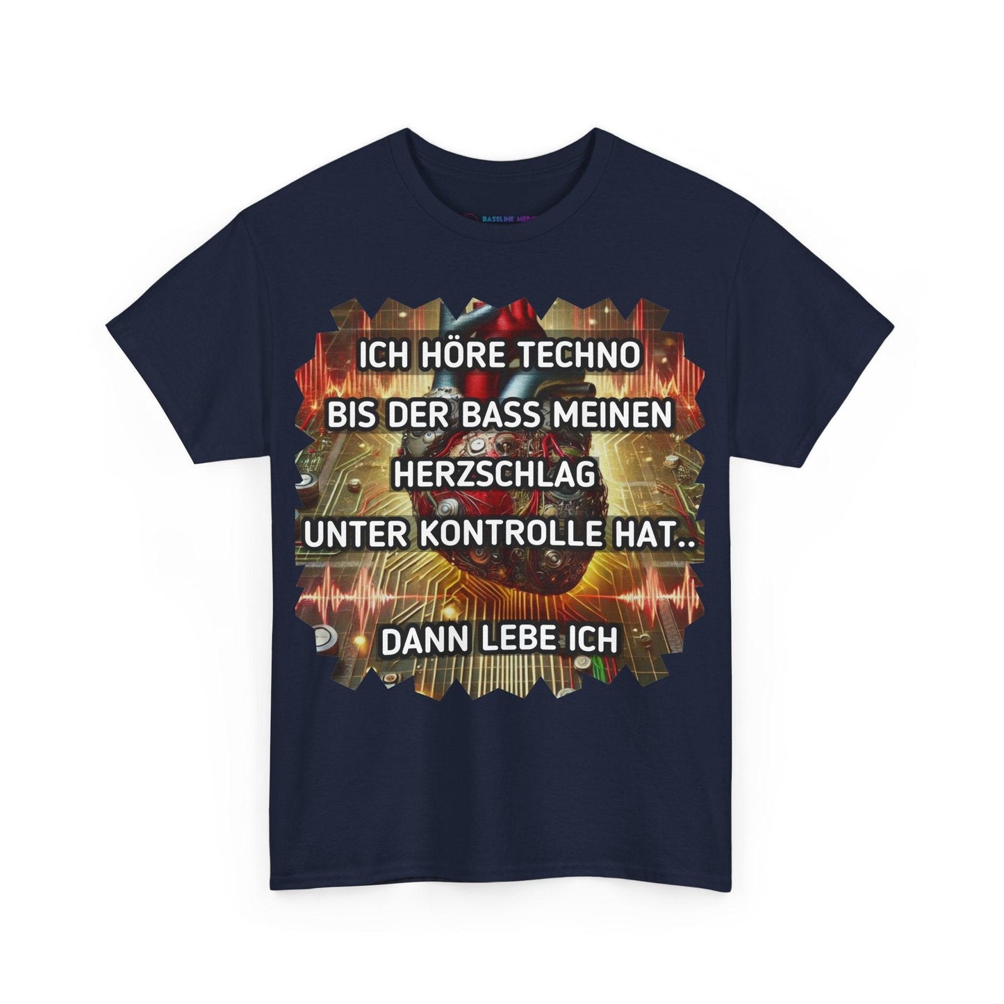 Techno Herz Unisex T-Shirt - Bass Control