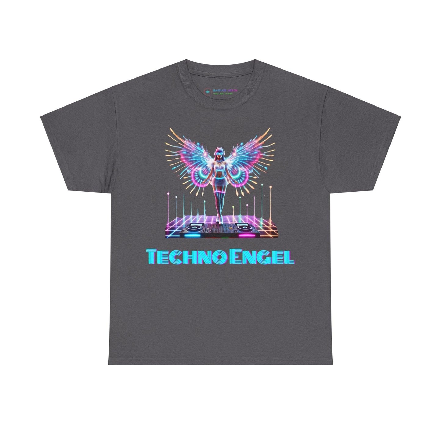 LED Light-Up Rave Techno Engel T-Shirt