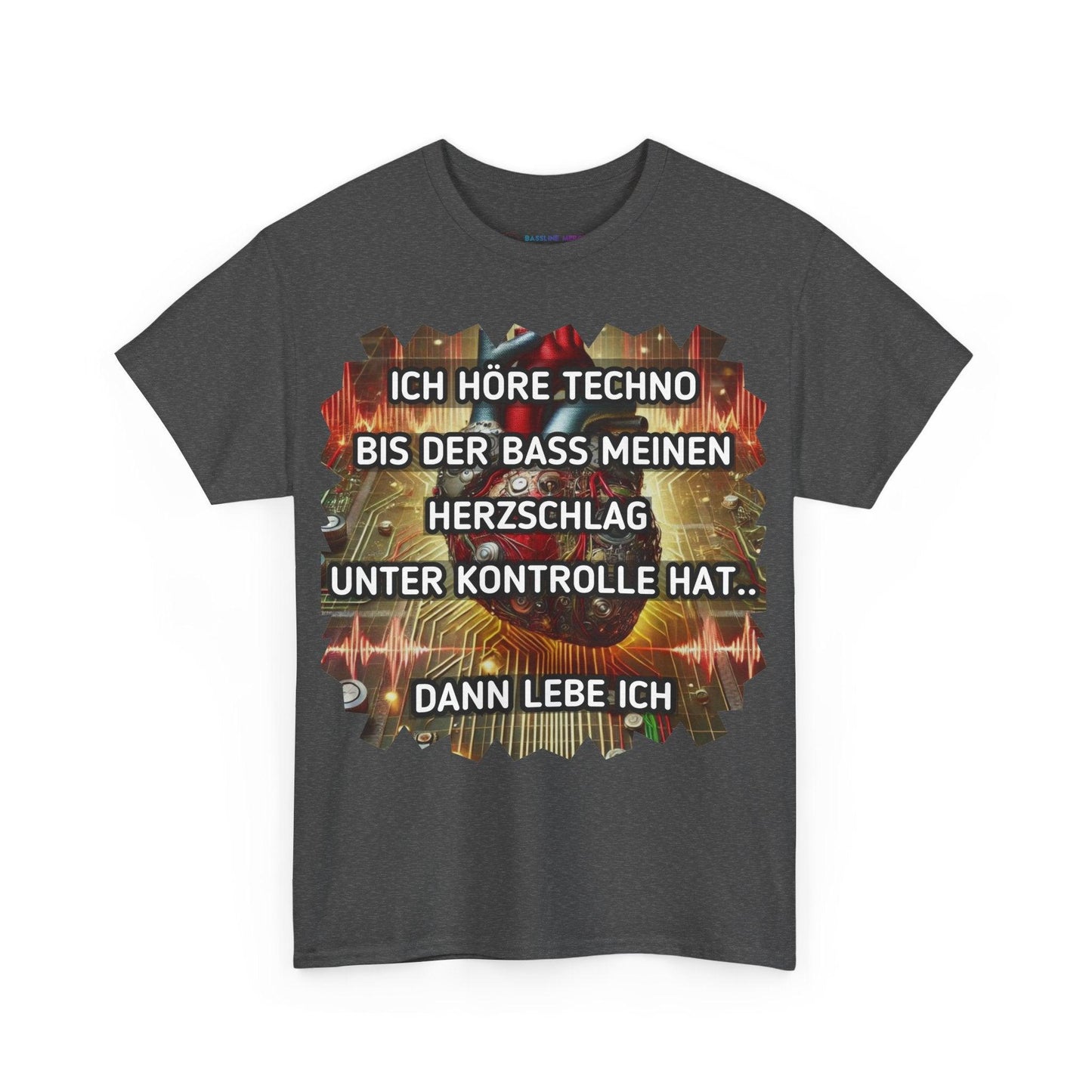 Techno Herz Unisex T-Shirt - Bass Control