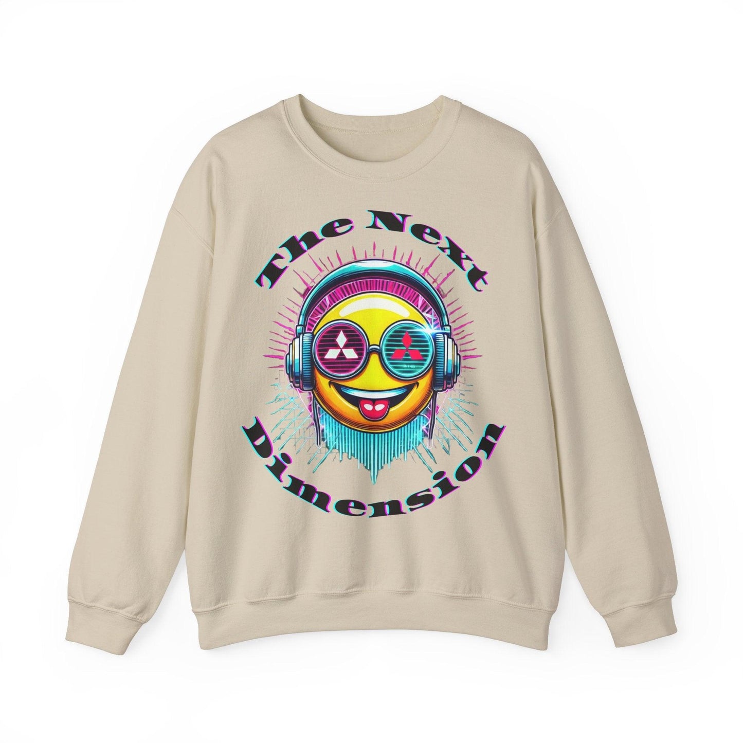 Techno Smiley Unisex Sweatshirt - The Next Dimension