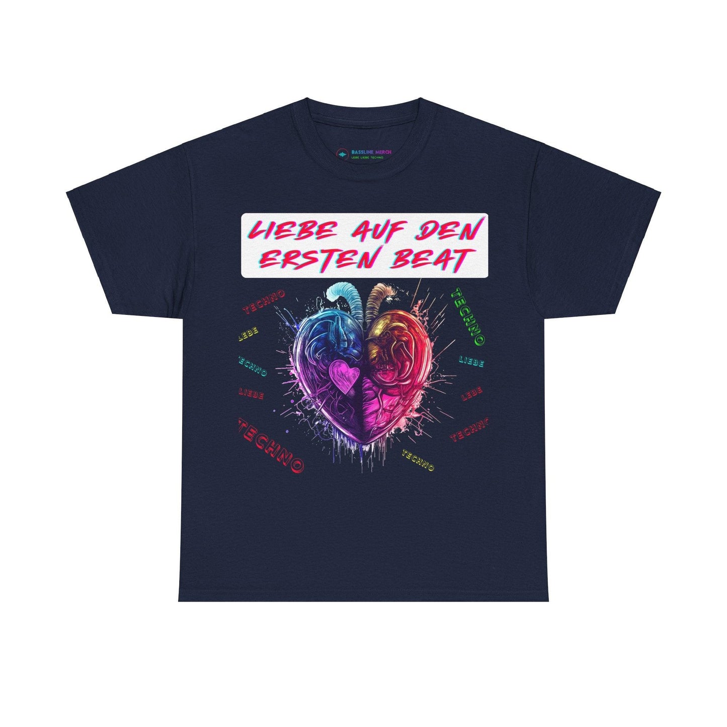 Techno Love Unisex T-Shirt - Liebe auf ersten Beat