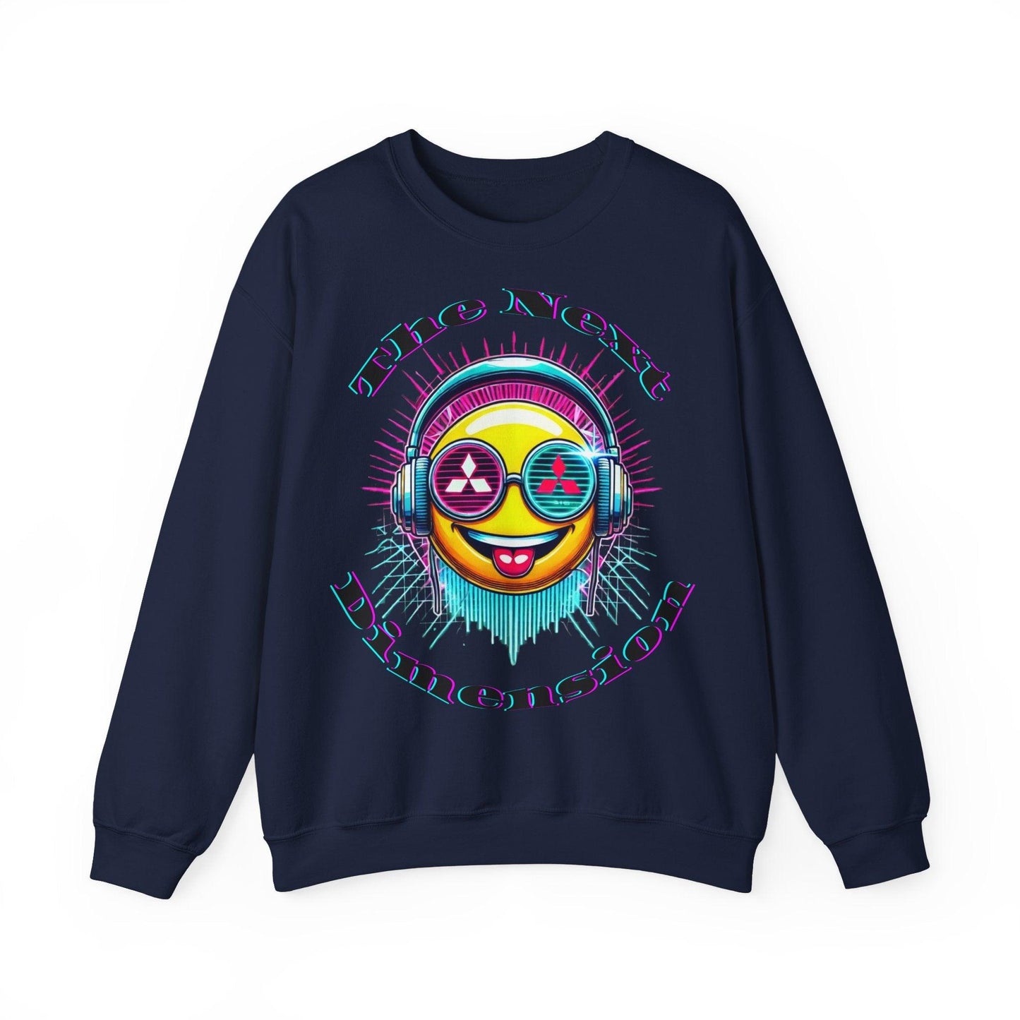 Techno Smiley Unisex Sweatshirt - The Next Dimension