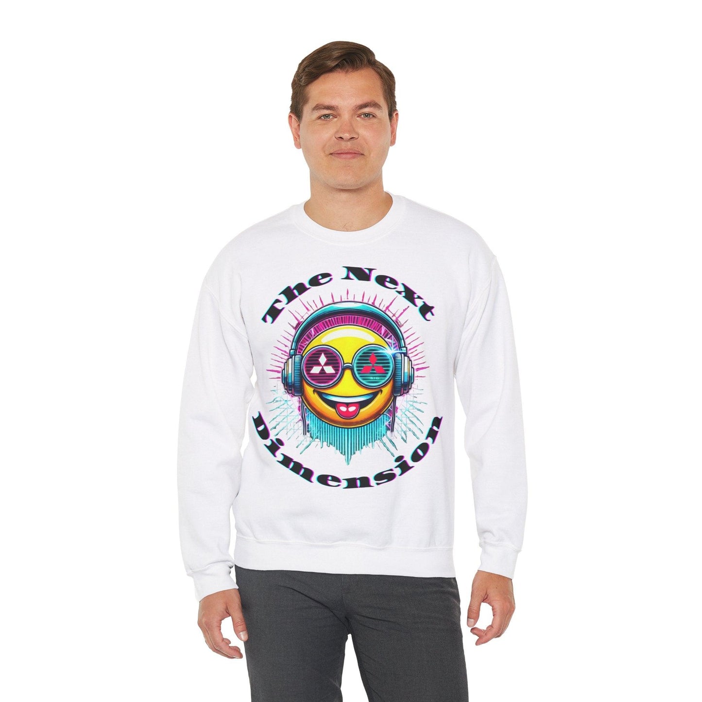 Techno Smiley Unisex Sweatshirt - The Next Dimension