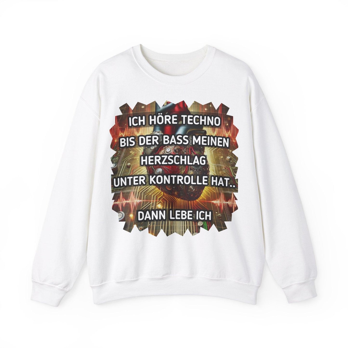 Techno Herz Unisex Sweatshirt - Bass Control