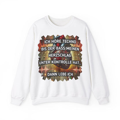 Techno Herz Unisex Sweatshirt - Bass Control