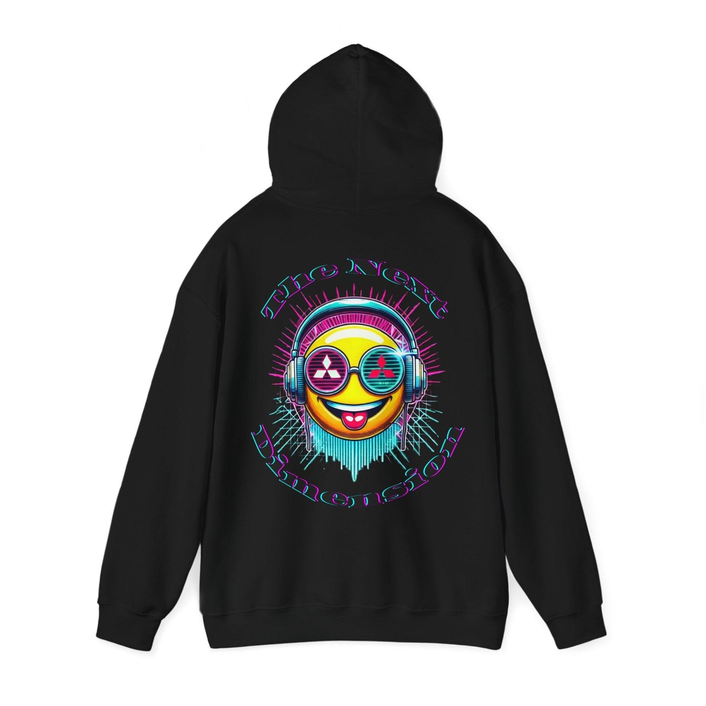 Techno Smiley Unisex Hoodie - The Next Dimension