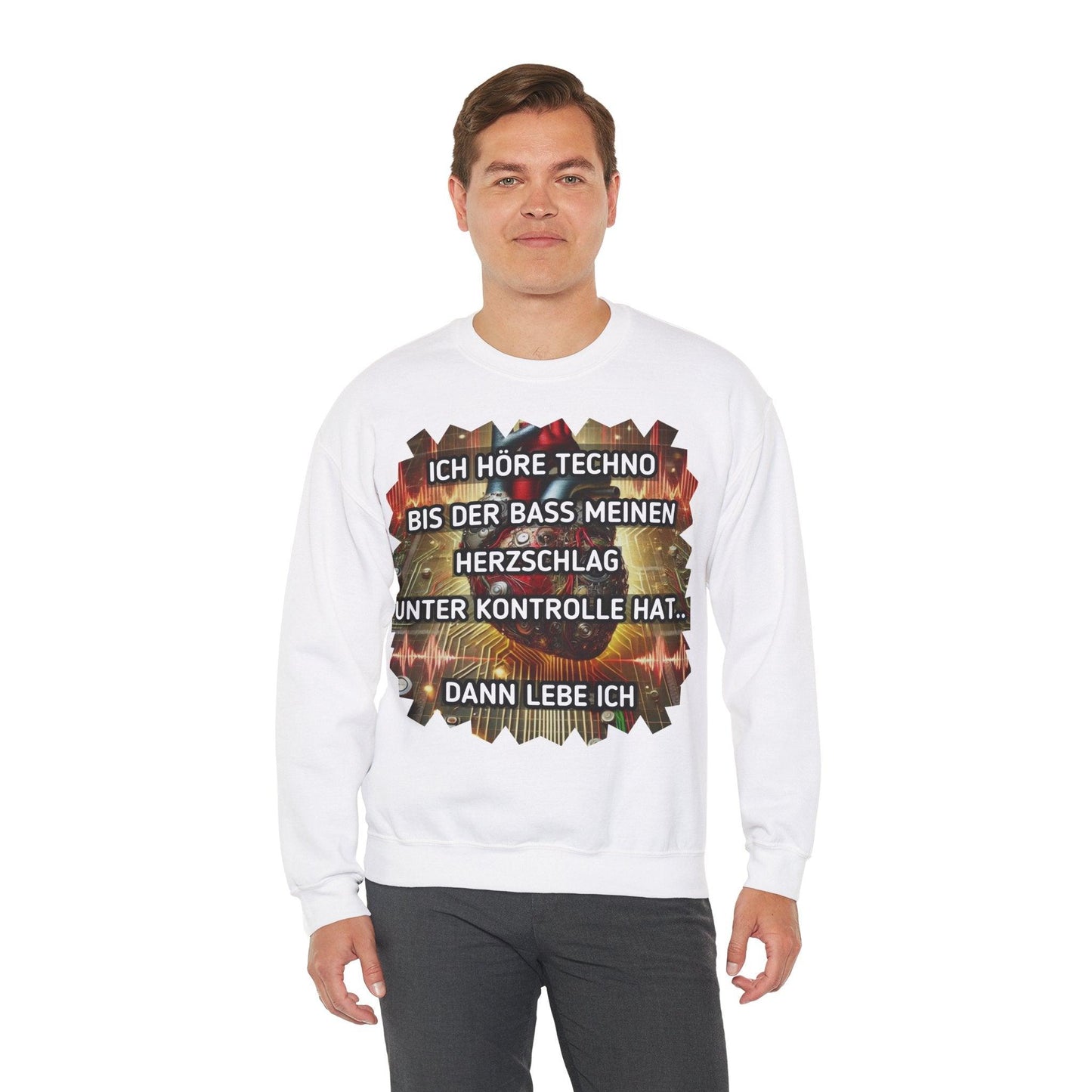 Techno Herz Unisex Sweatshirt - Bass Control