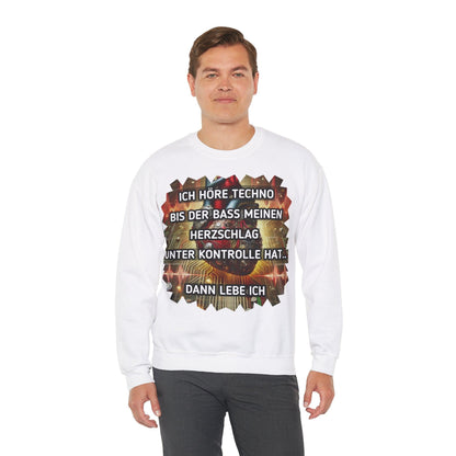 Techno Herz Unisex Sweatshirt - Bass Control
