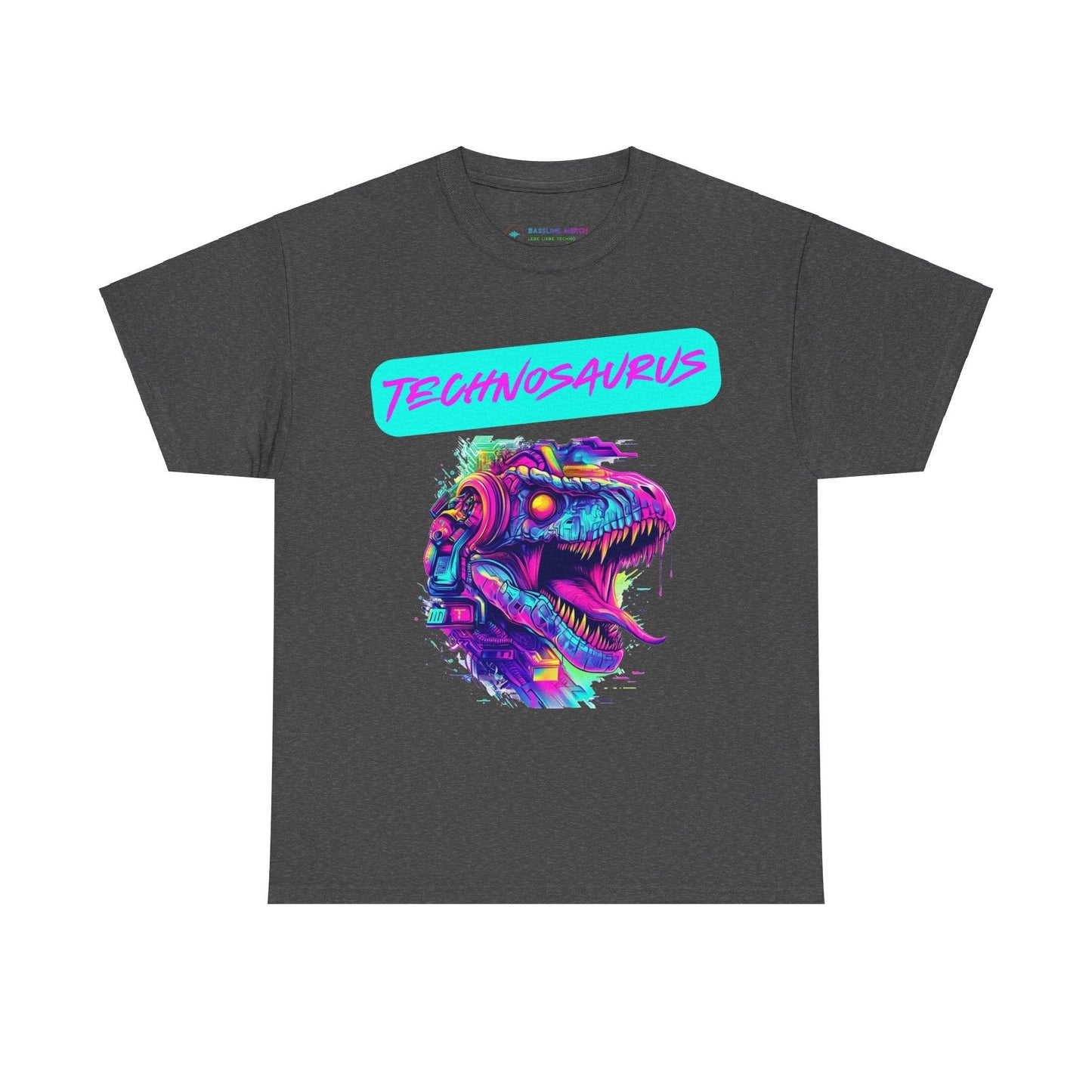 Techno Cyberpunk T-Shirt - Futuristic 'Technosaurus'