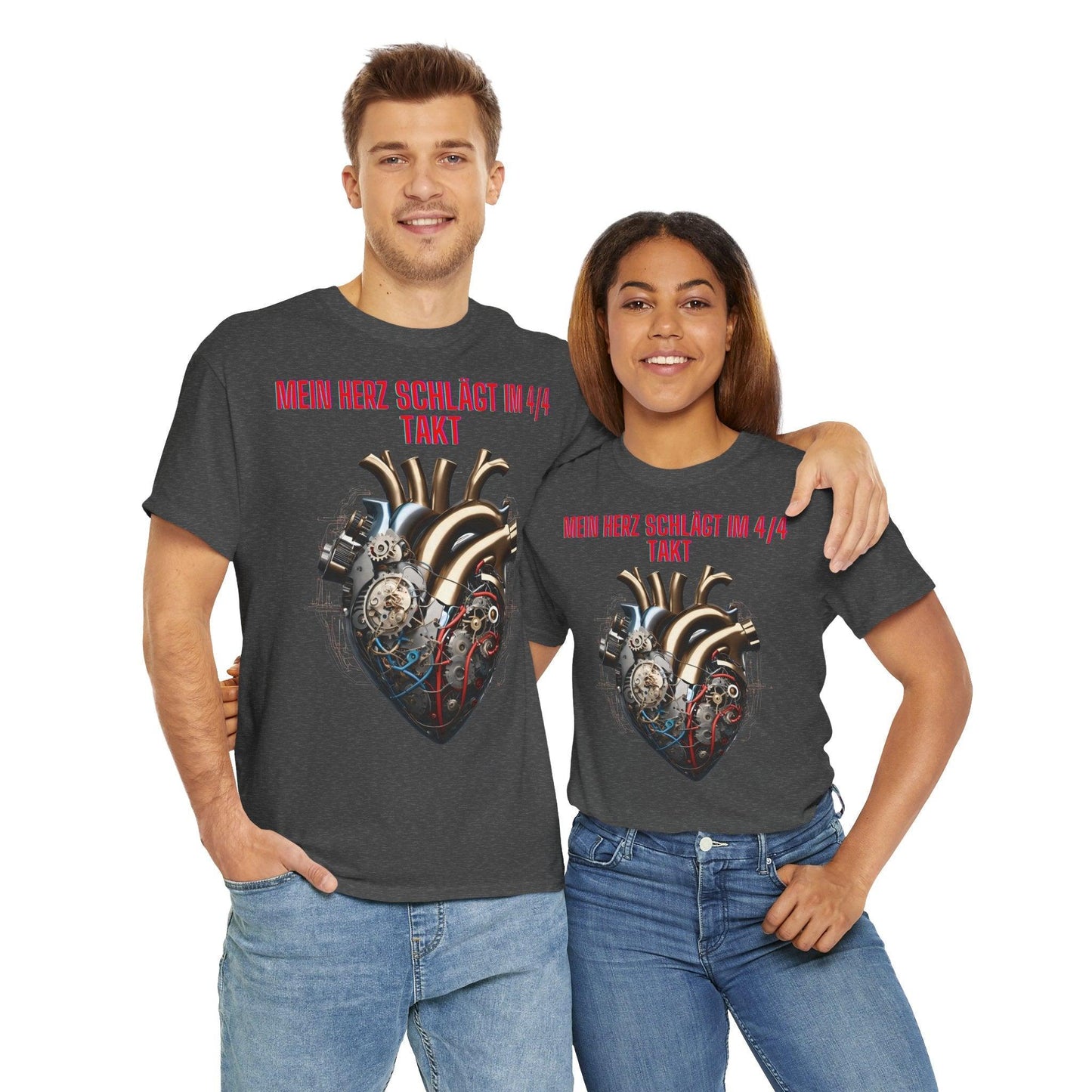 Techno Herzschlag Unisex T-Shirt - Neon Circuit Design