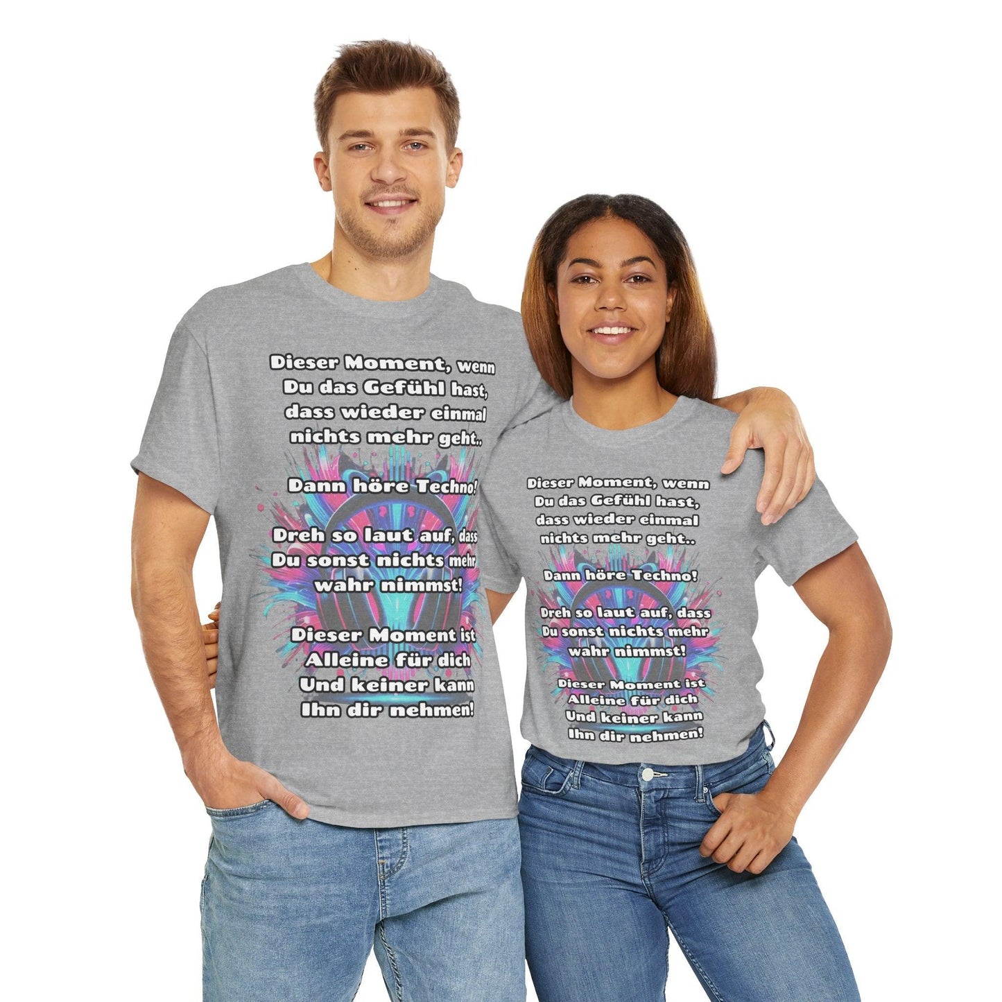 Louder Than Life Unisex T-Shirt - Techno Headphones Design