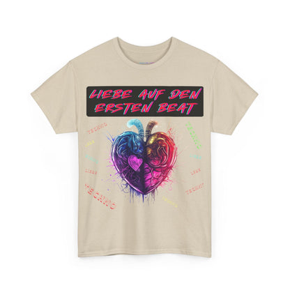 Techno Love Unisex T-Shirt - Liebe auf ersten Beat