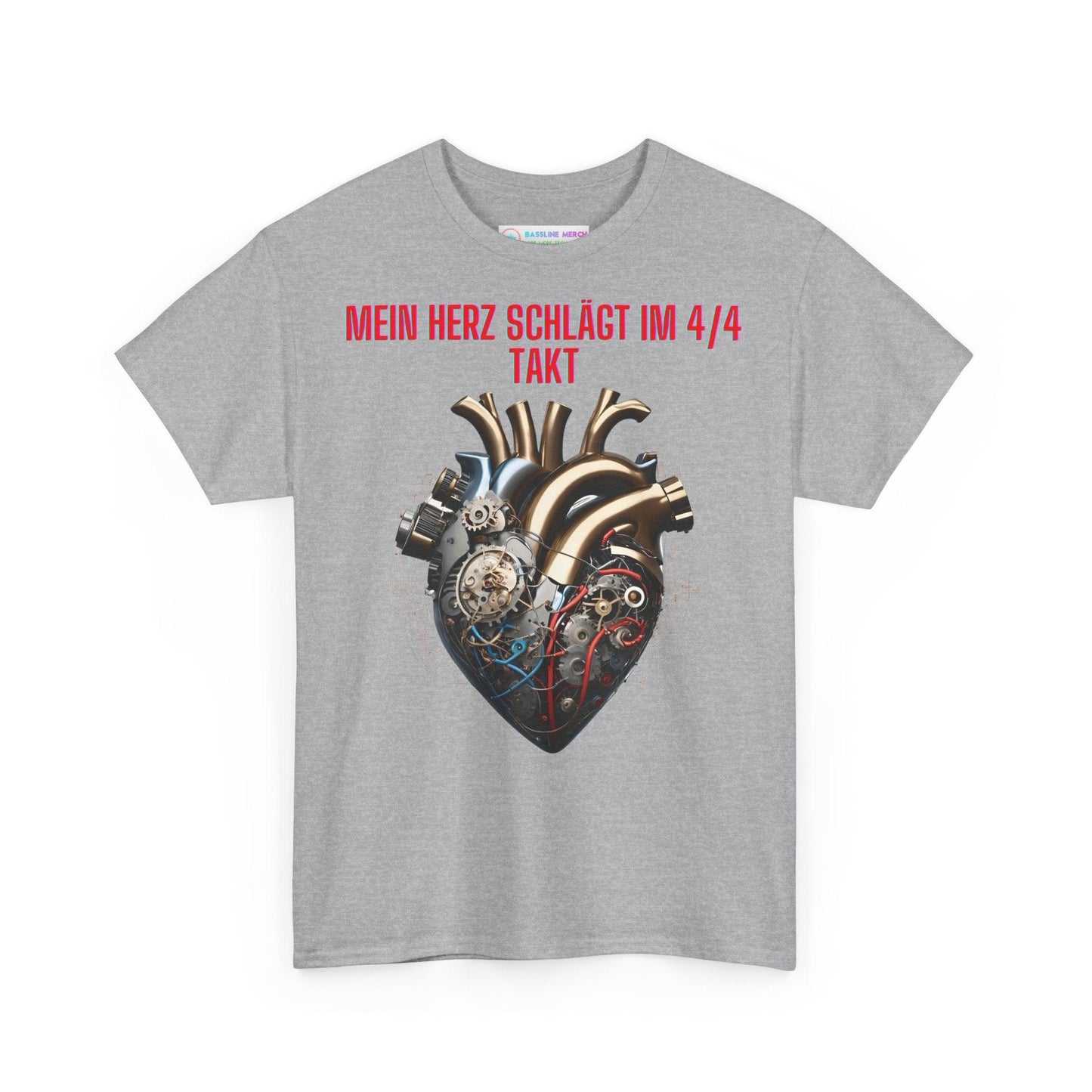 Techno Herzschlag Unisex T-Shirt - Neon Circuit Design