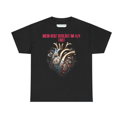 Techno Herzschlag Unisex T-Shirt - Neon Circuit Design