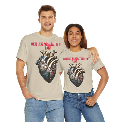 Techno Herzschlag Unisex T-Shirt - Neon Circuit Design