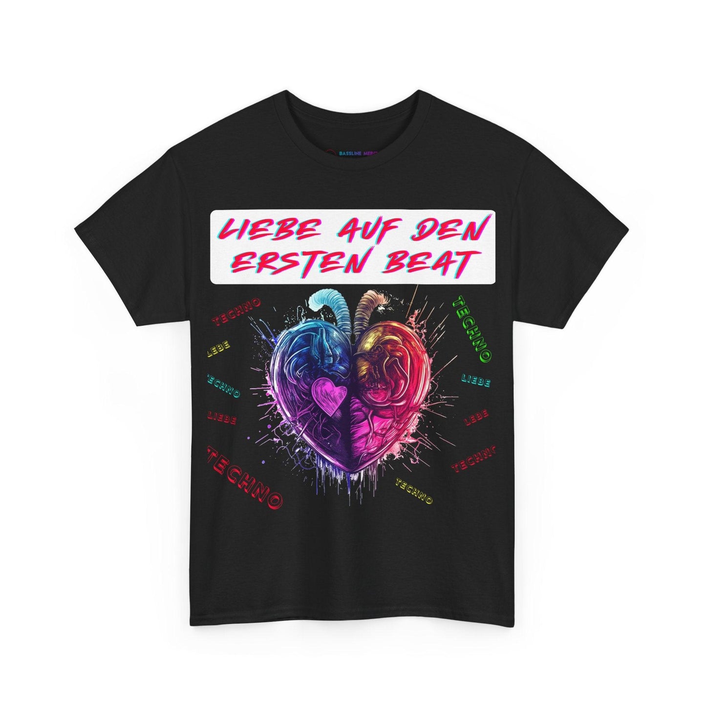 Techno Love Unisex T-Shirt - Liebe auf ersten Beat