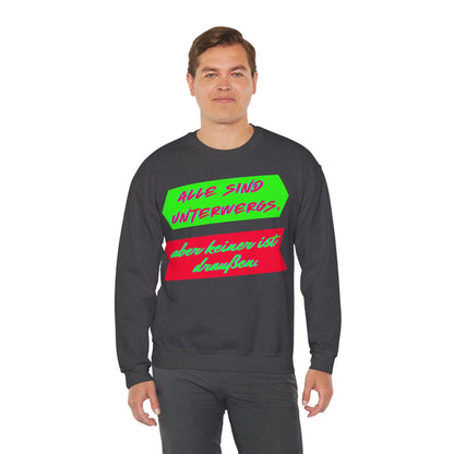 Techno Statement Unisex Sweatshirt - Alle unterwegs, keiner draußen