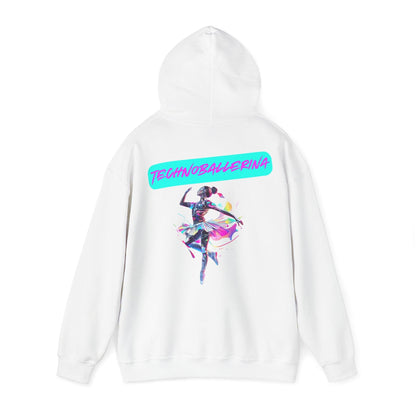 Techno Cyberpunk Hoodie - Futuristic 'Technoballerina'