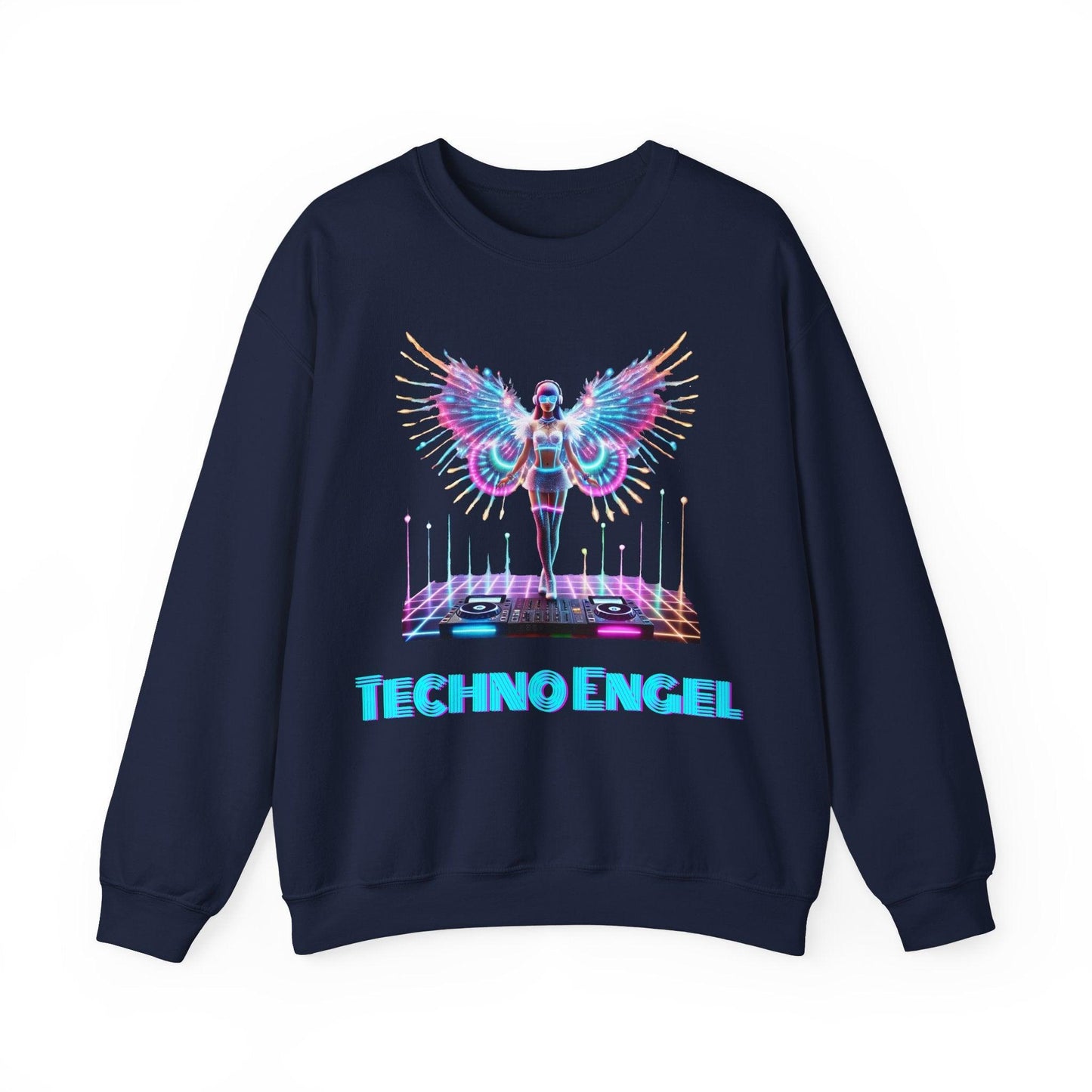 LED Light-Up Rave Techno Engel Sweatshirt