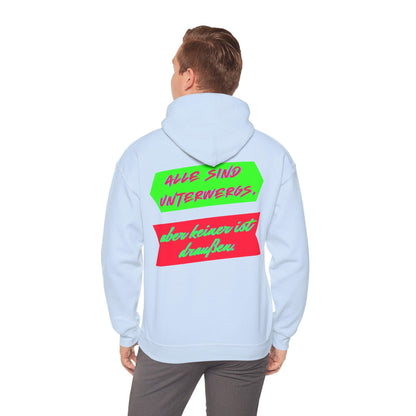 Techno Statement Unisex Hoodie - Alle unterwegs, keiner draußen